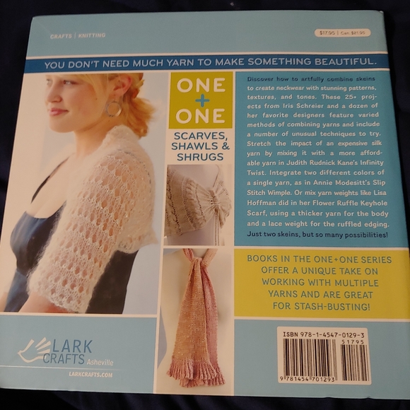 One + one scarves, shawls, & shrugs book - Picture 2 of 2